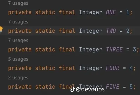 When Naming Constants Gets Hard