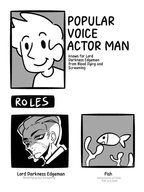 Popular Voice Actor Man