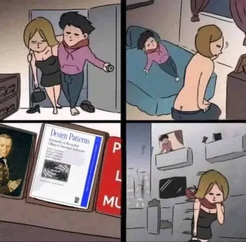 Design Patterns Bedroom Meme
