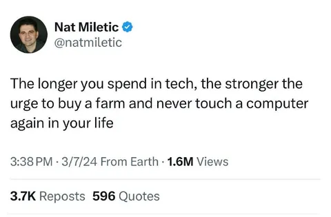 Tech Worker Wants a Farm