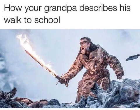 Grandpa’s Epic Walk to School