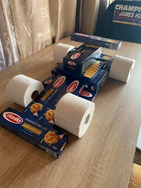 Spaghetti Toilet Paper Train