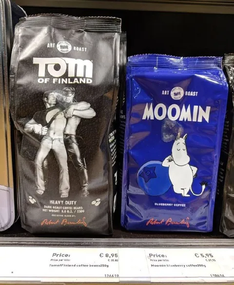 Tom of Finland Coffee Meets Moomin