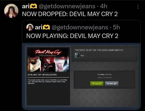 Dropped Devil May Cry 2