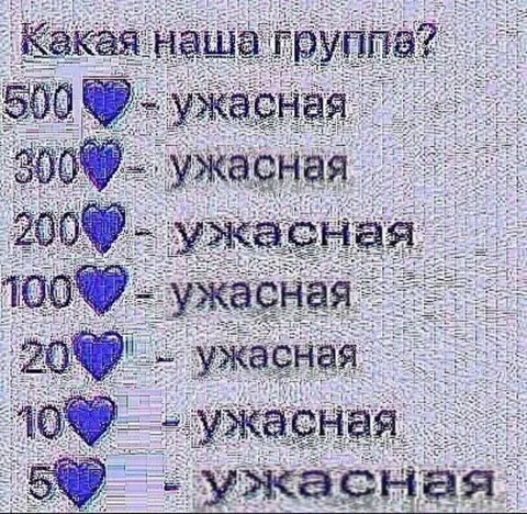 Какая наша группа?