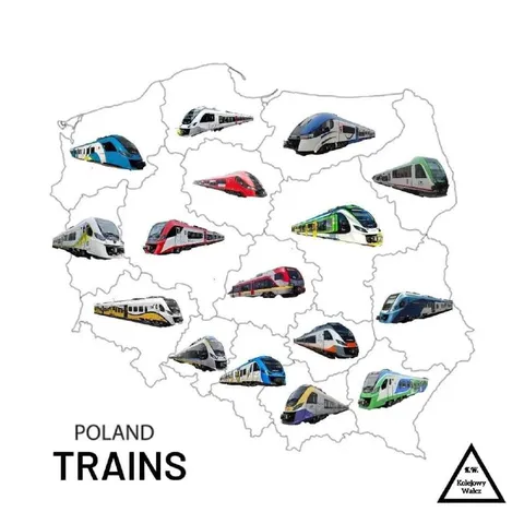 Poland Trains Map