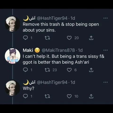 Trans Sissy Ash’ari Argument