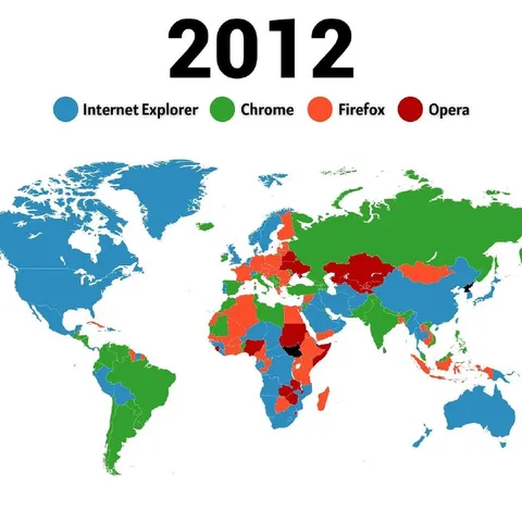 2012 Browser World Map