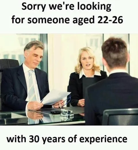 Job Applicant With Thirty Years Experience
