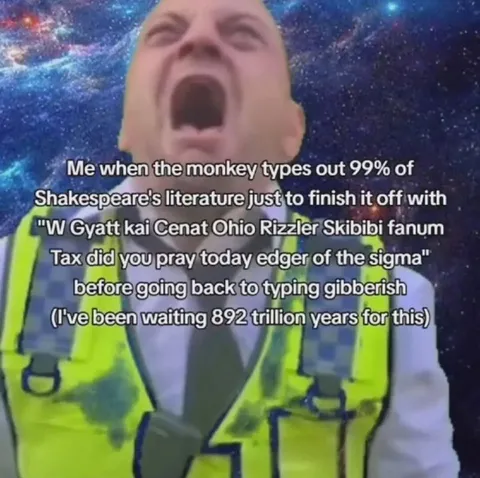 Monkey Finishes Shakespeare With Brainrot