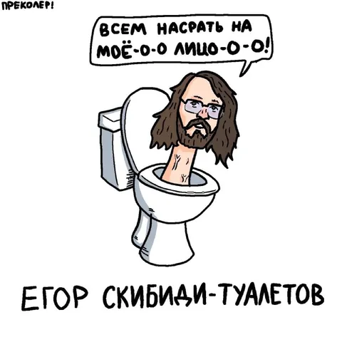 Егор среди скибиди-туалетов