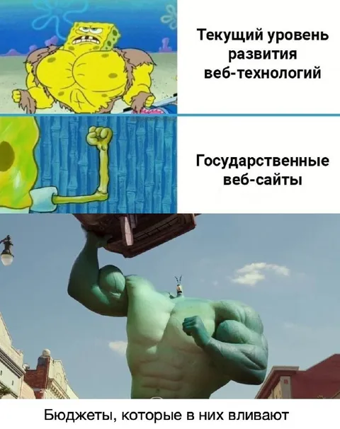 Государственные сайты и бюджеты
