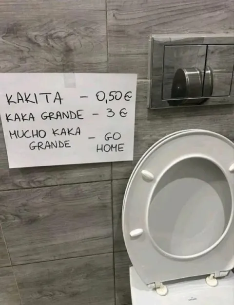 Precios de caca en el baño