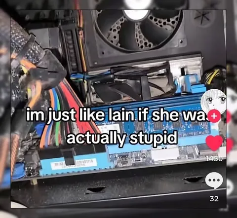 Lain If She Was Stupid