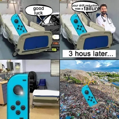Joy-Con drift reduction failure