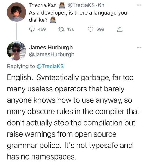 English Is a Terrible Programming Language
