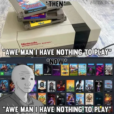 Nothing to play then and now