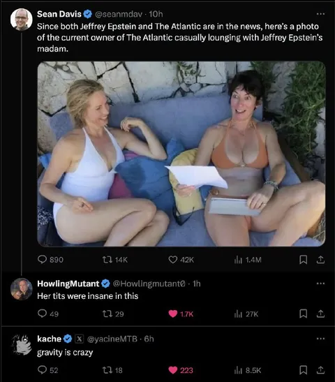 Jeffrey Epstein’s Madam Photo Joke