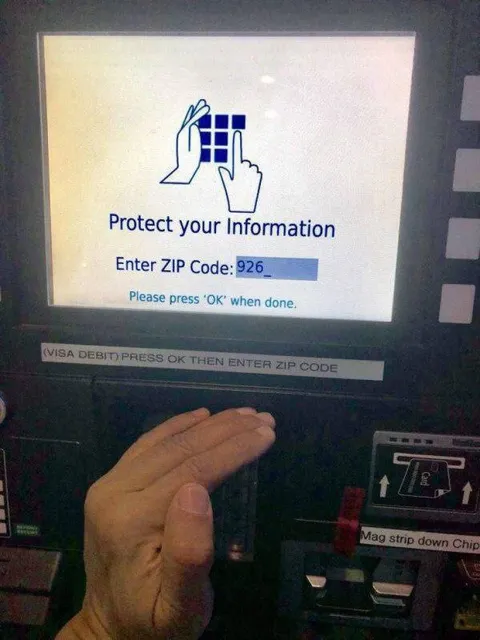 ATM Asks for ZIP Code