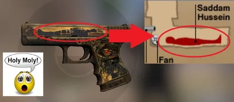 Saddam Hussein Fan Gun