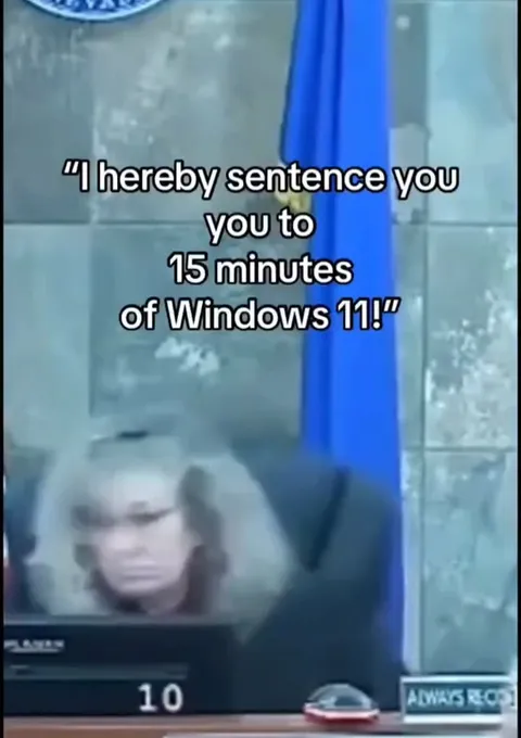 Sentenced to Windows 11