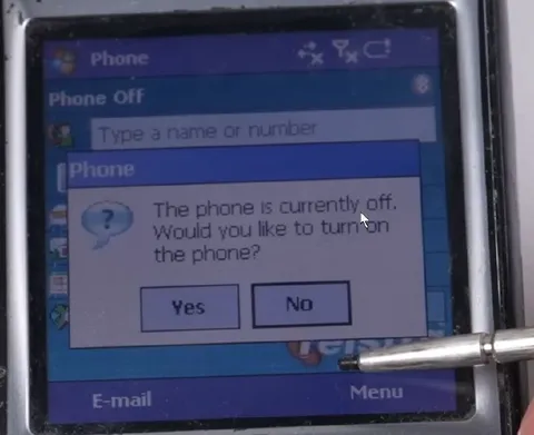 Would You Like to Turn On the Phone?