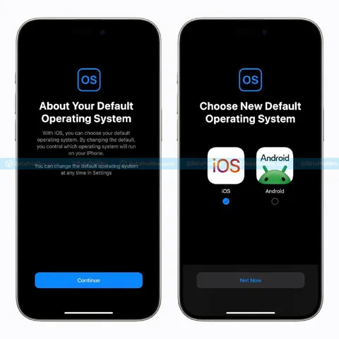 Choose Your Default Operating System