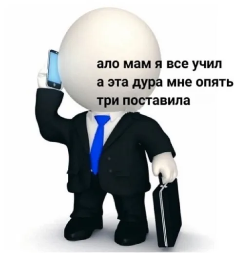 Я всё выучил, а она поставила три
