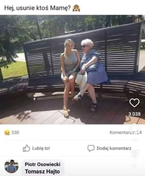 Ktoś usunie mamę?