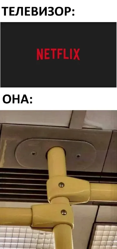 Телевизор и она