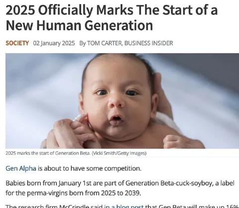 Generation Beta Cuck Soyboy