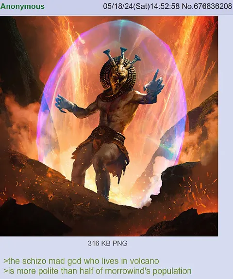 Polite Volcano God