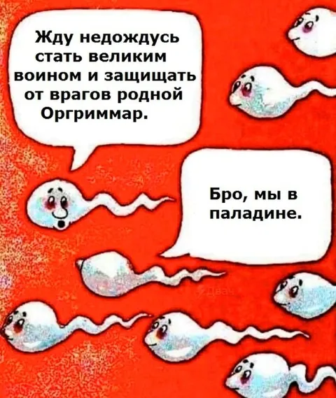 Сперматозоиды в паладине