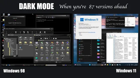 Dark Mode 87 Versions Ahead