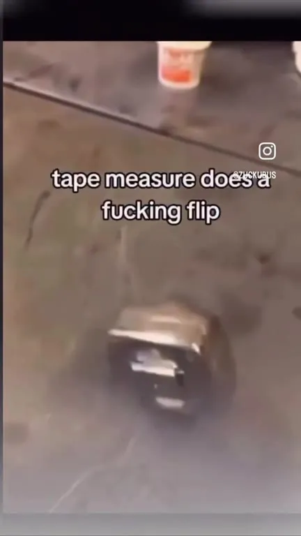 Tape Measure Does a Flip