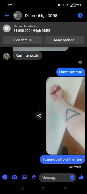 I Cannot Afford the RAM