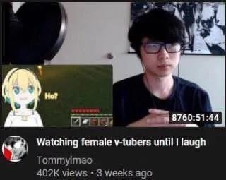 Watching Female V-Tubers Until I Laugh