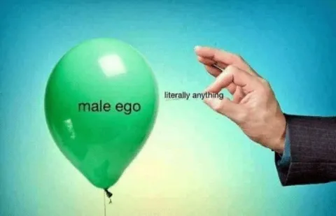 Male Ego Literally Anything