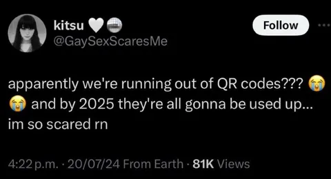 Running Out of QR Codes