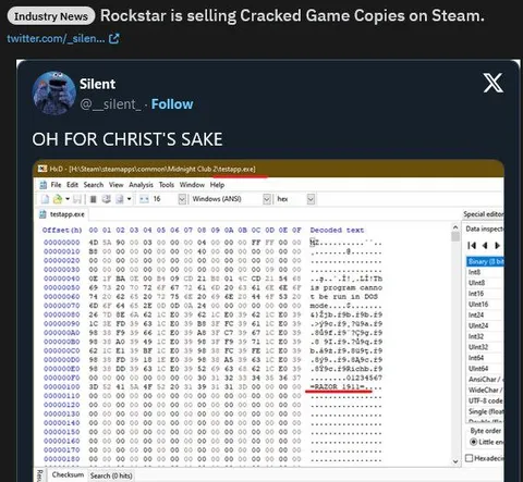 Oh For Christ's Sake Hex Editor