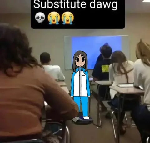 Substitute Dawg in Class