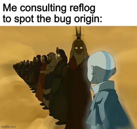Consulting Reflog for the Bug