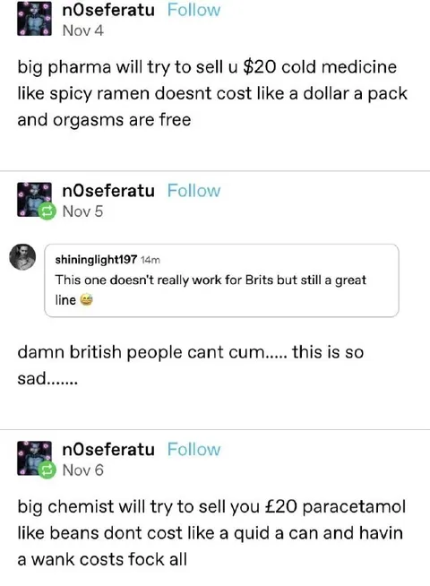 Big Pharma British People Joke