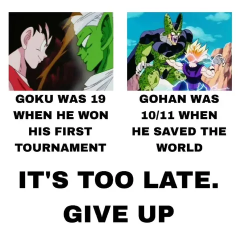 Gohan Was Too Late