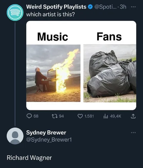 Richard Wagner Music Fans