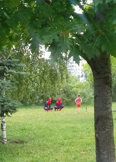 Два Человека-паука в засаде