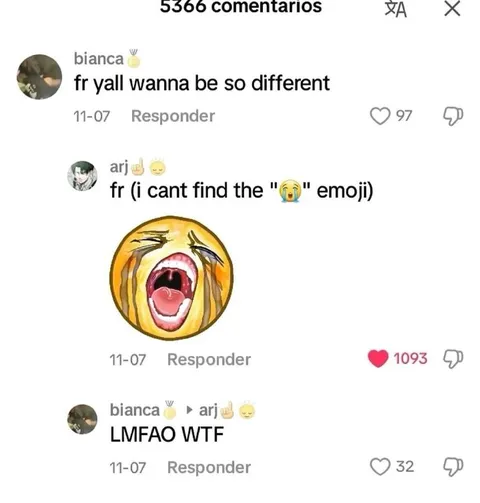 Can't Find the Crying Emoji