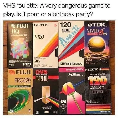 VHS Roulette: Porn or Birthday Party
