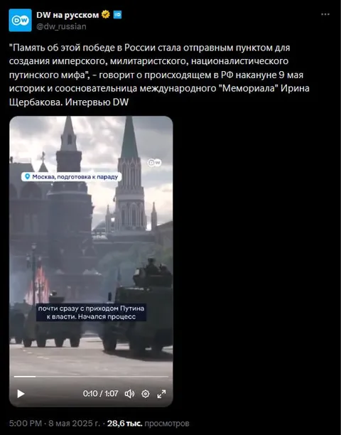 Парад как источник милитаризма