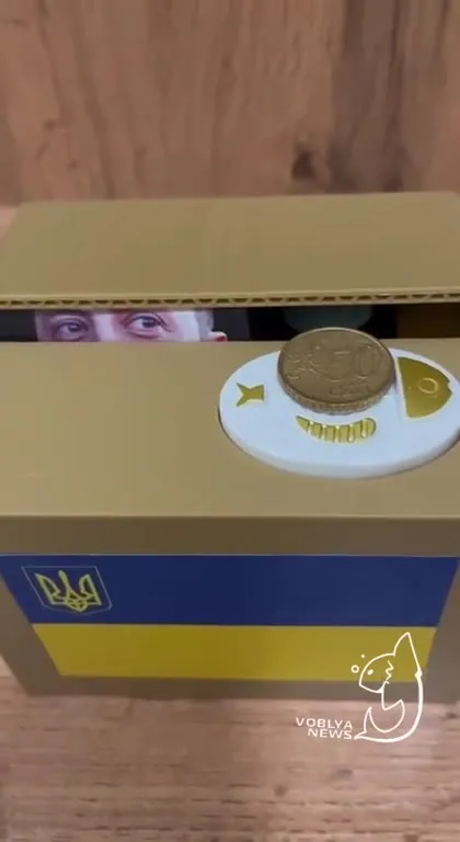 Копилка с неожиданным наблюдателем